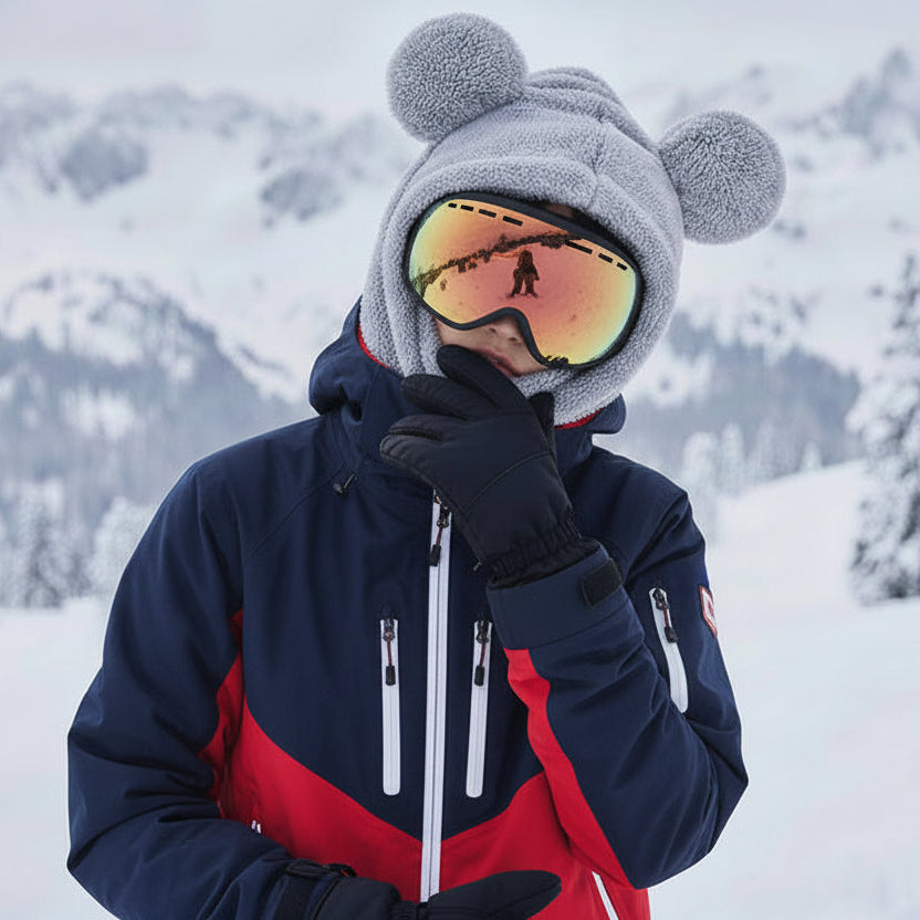 SKIFOLK Pom-Pom Björn Skidhuva