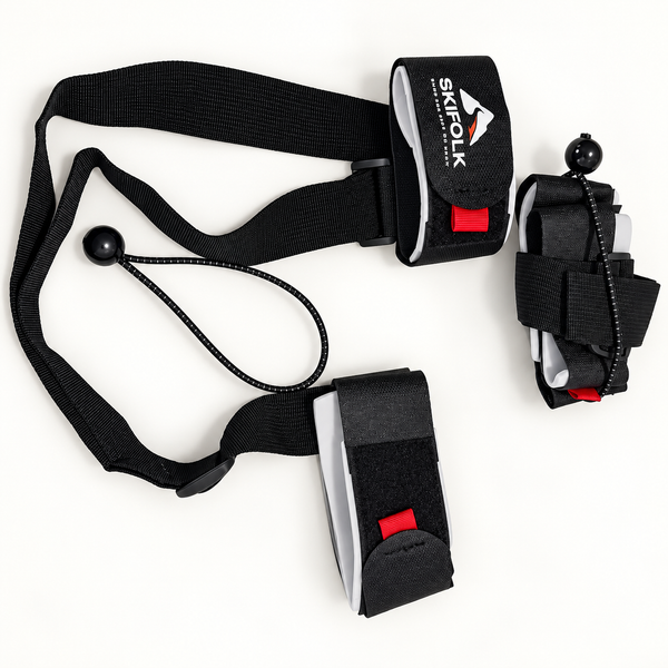 SKIFOLK Original ski carry strap in black
