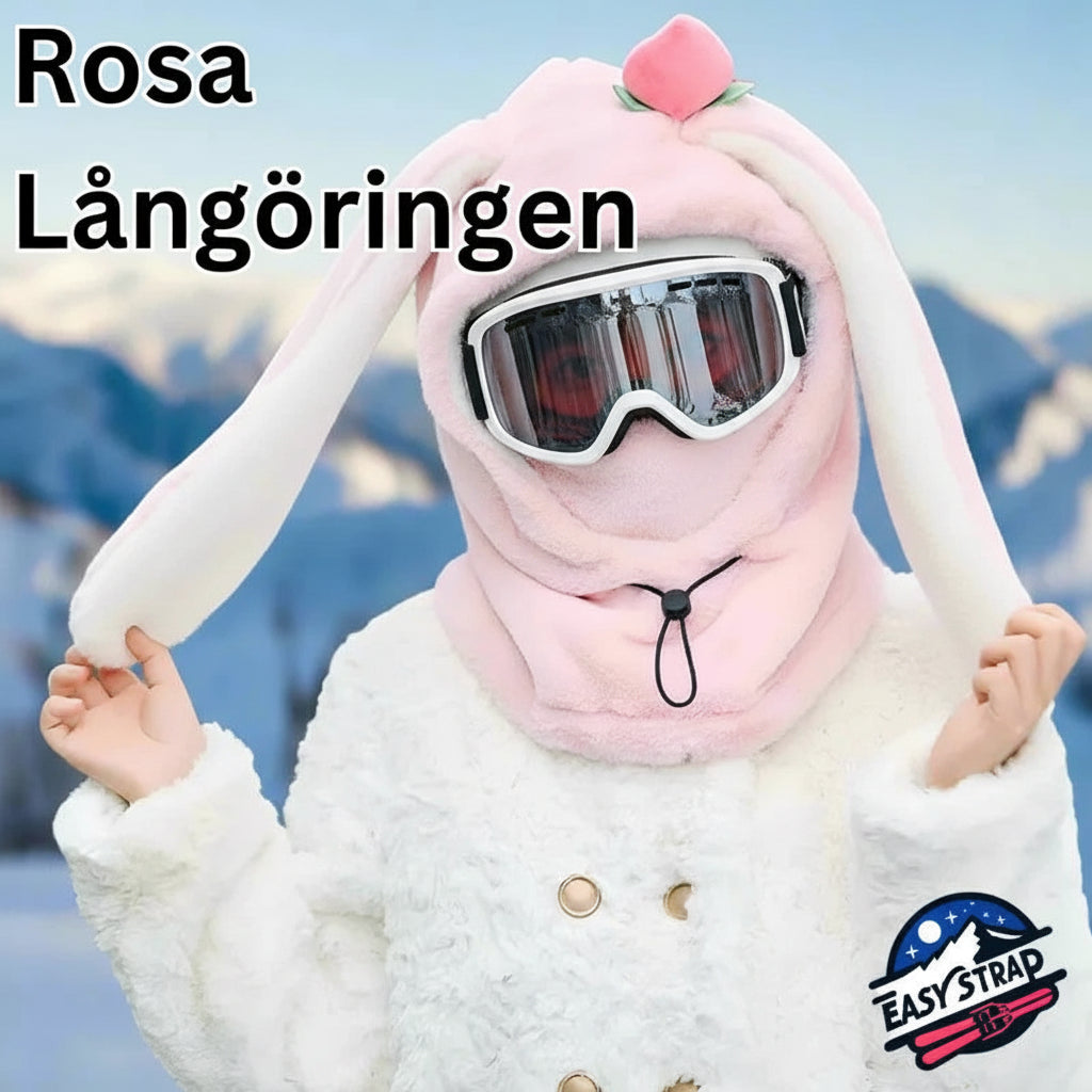 Skidhuvan | Gör skidåkningen roligare Easy Strap TJÅKKO Rosa Långöringen